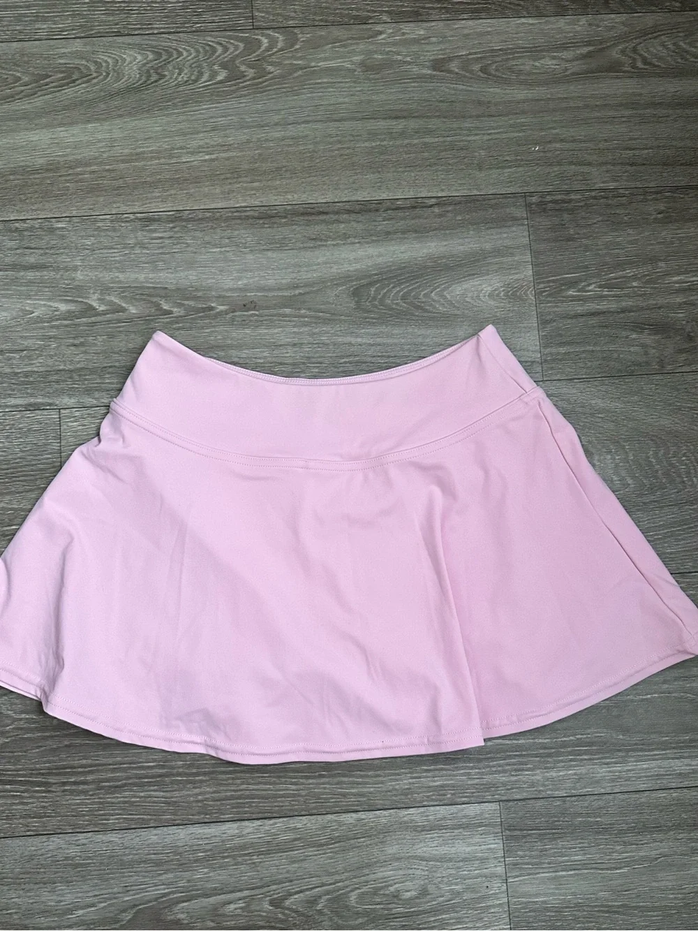 ALO Yoga Light Pink Athletic Skort with Built-In Shorts